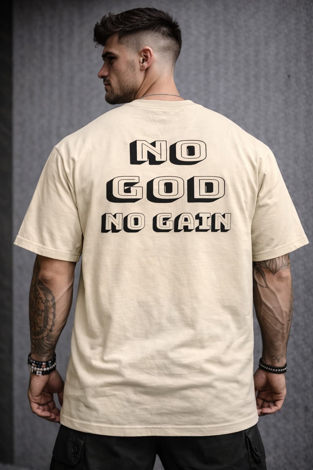 Camiseta No God No Gain